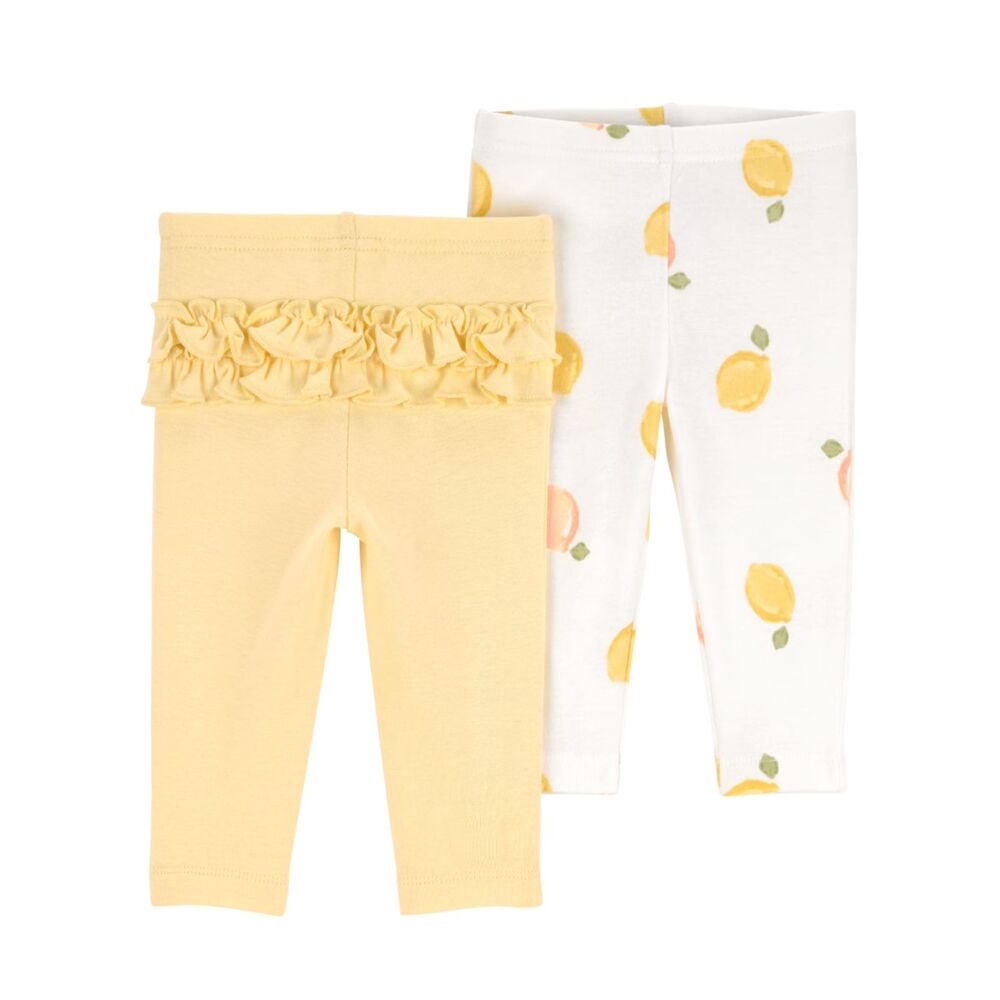 Carter's Child of Mine Baby Girl Pants, 2-Pack